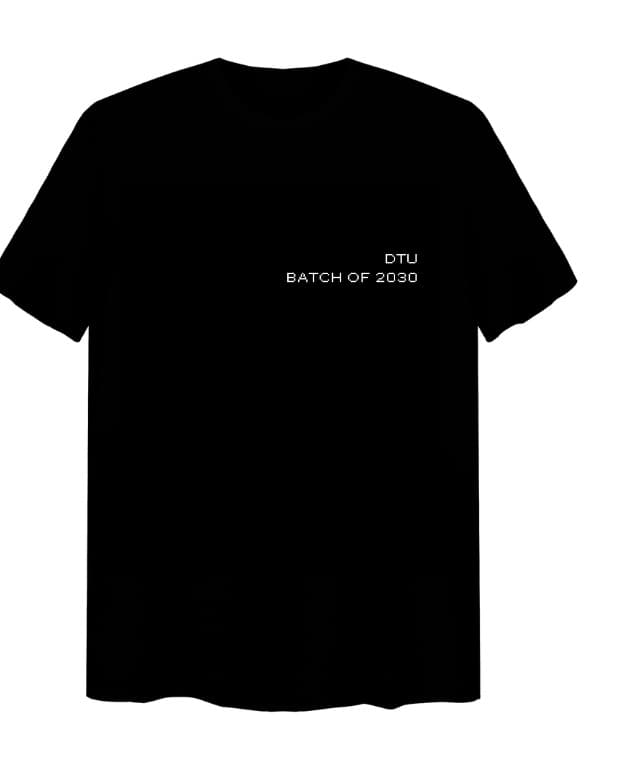 Collegiate Athletic Tee — Black, back