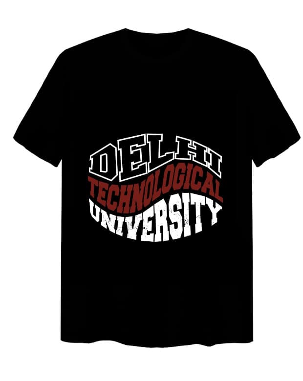 Collegiate Athletic Tee — Black, front